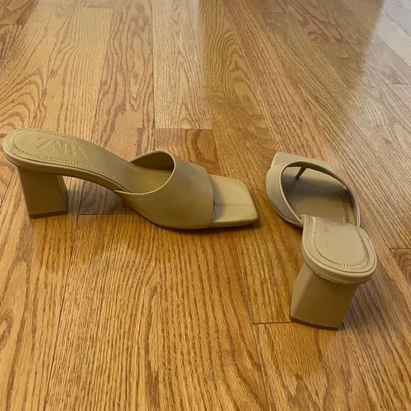 Zara nude mules brand new never worn!! - Picture 4 of 4